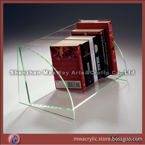 Crystal deck chair shaped acrylic file/book holder which suit for home/office/foyer